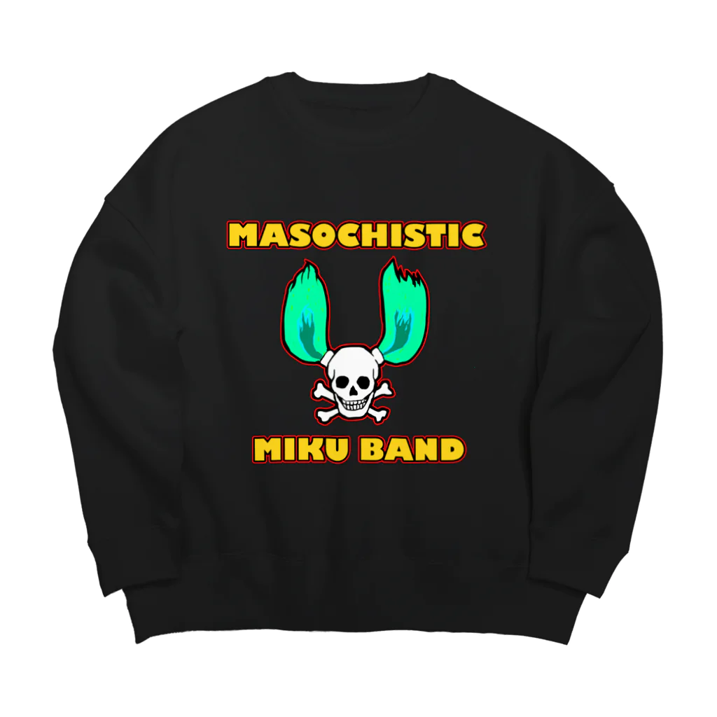 マゾヒスティック ミク バンド(マゾミク)のマゾミク ロゴ グッズ Big Crew Neck Sweatshirt