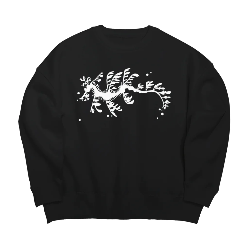 栗坊屋のリーフィーシードラゴン Big Crew Neck Sweatshirt