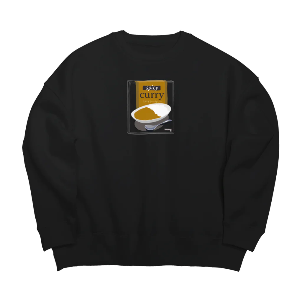 rich Ranchのレトルトスパイシーカレー Big Crew Neck Sweatshirt