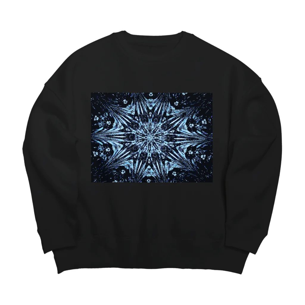 Anna’s galleryの碧の結晶 12 Big Crew Neck Sweatshirt