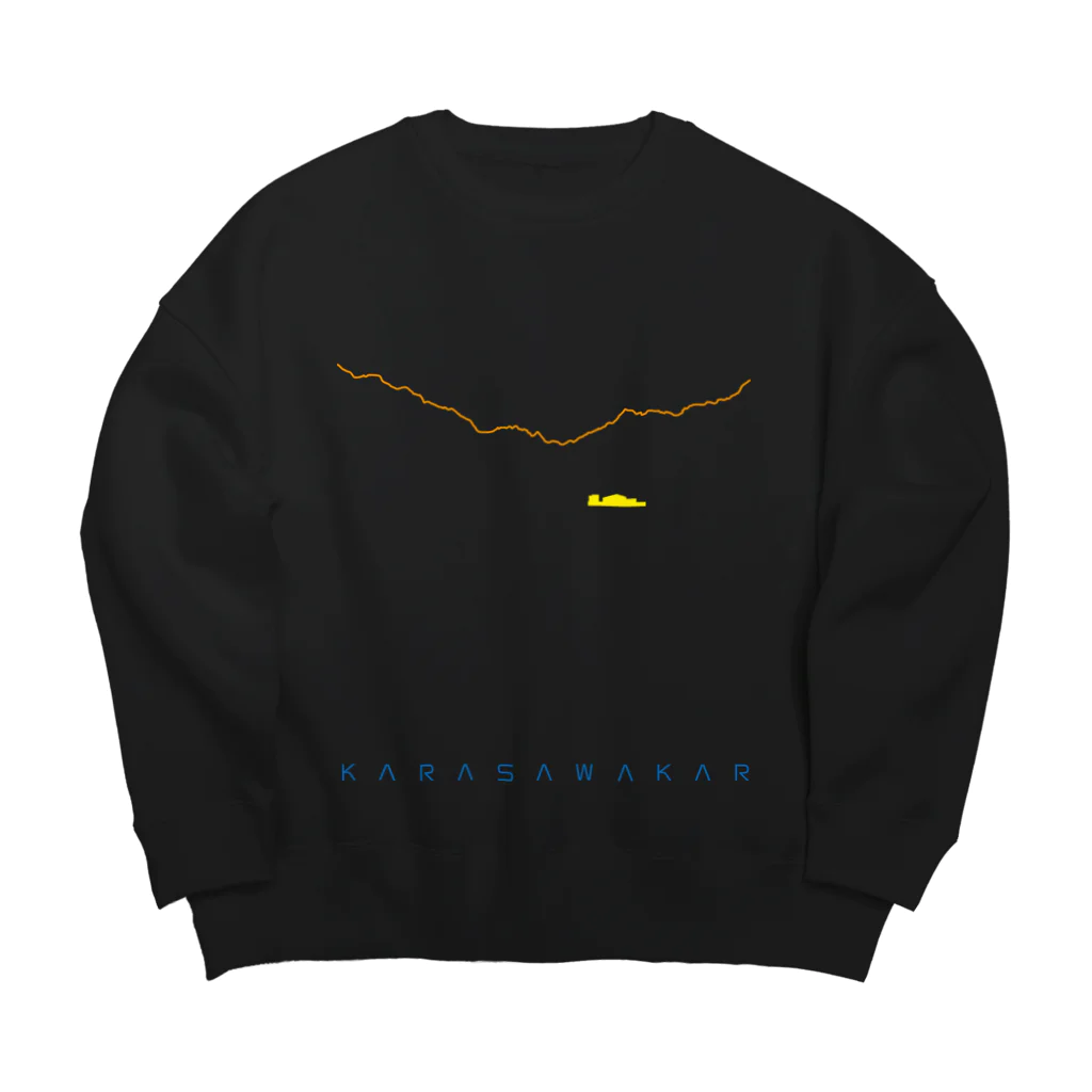 cuuyabowの涸沢カールモルゲンロート Big Crew Neck Sweatshirt