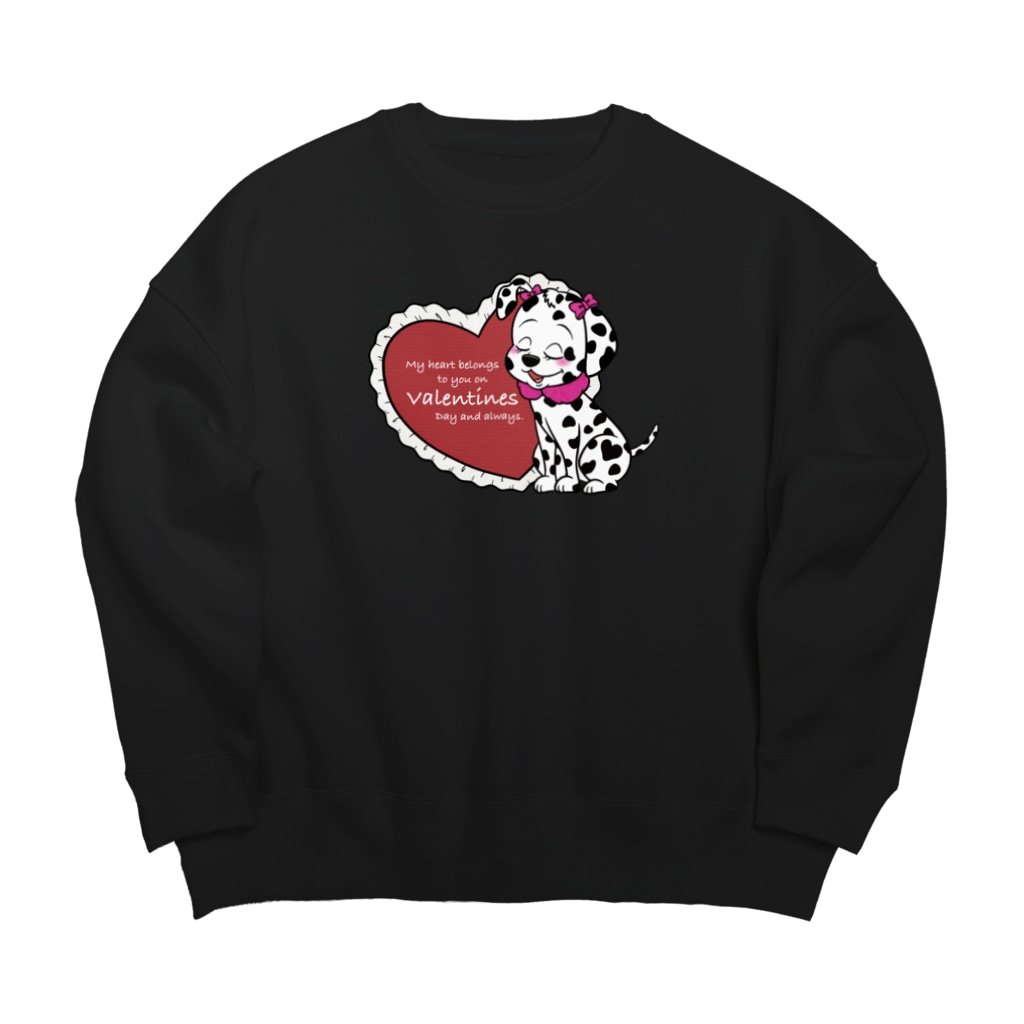 Melody and Freddieのメロディバレンタイン Big Crew Neck Sweatshirt