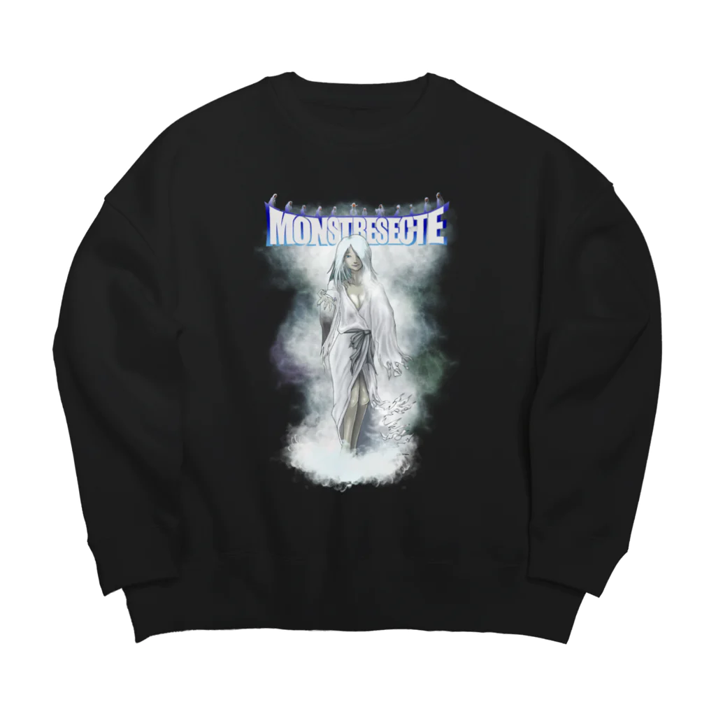 フレ末屋の雪娘×モンセクロゴ使徒雪 Big Crew Neck Sweatshirt