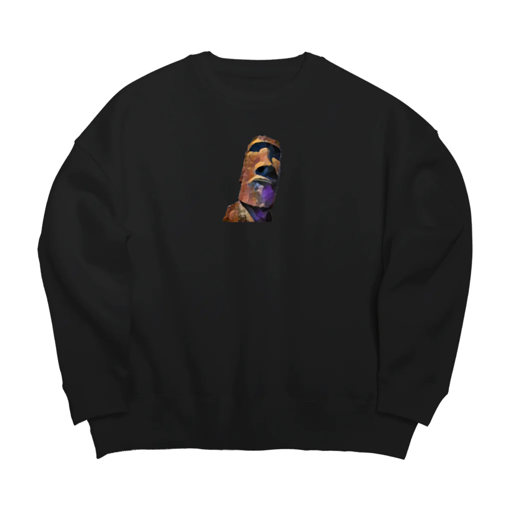 THE FOOLのモアイサン Big Crew Neck Sweatshirt