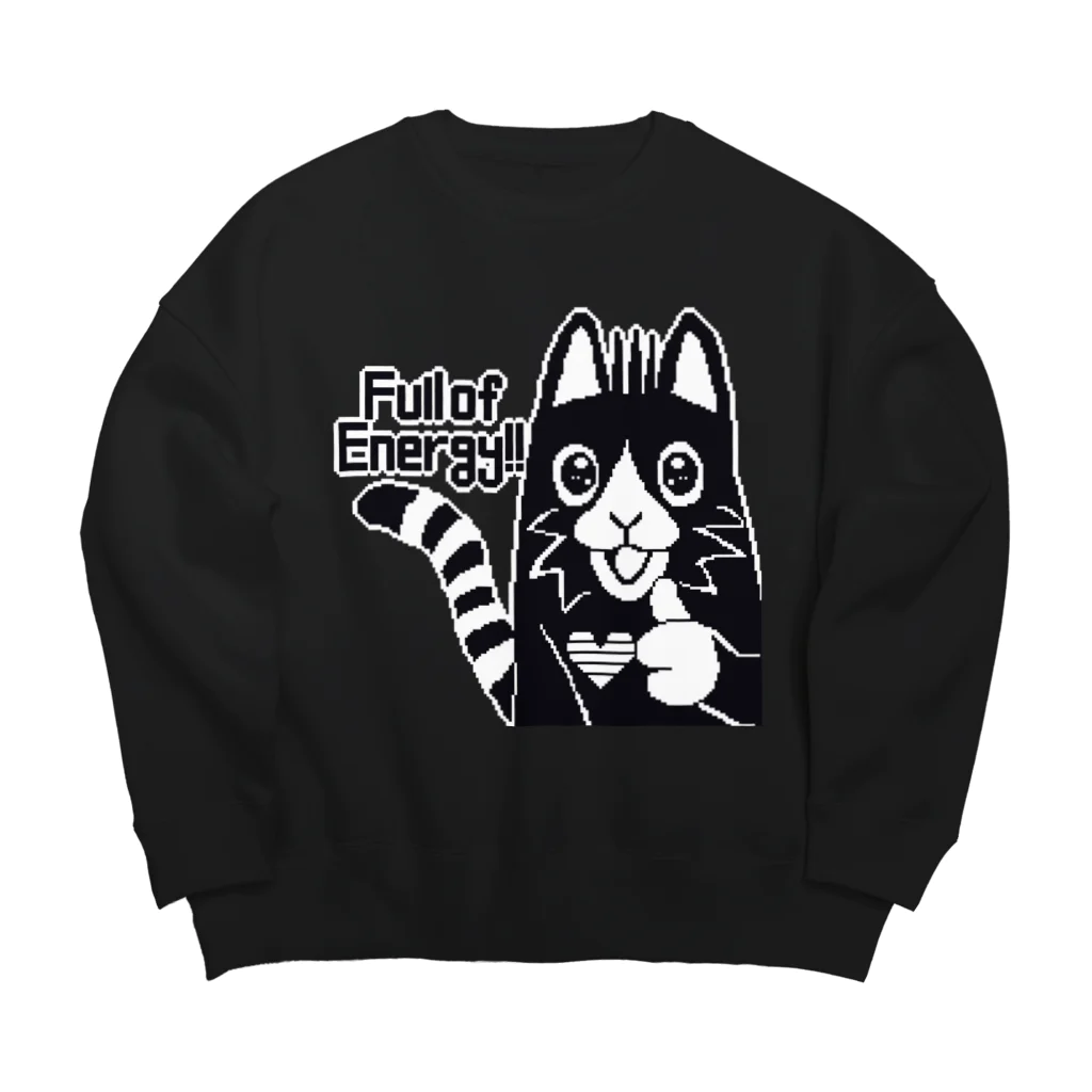 Cheap_KAWAIIの元気満タン!キャット Big Crew Neck Sweatshirt