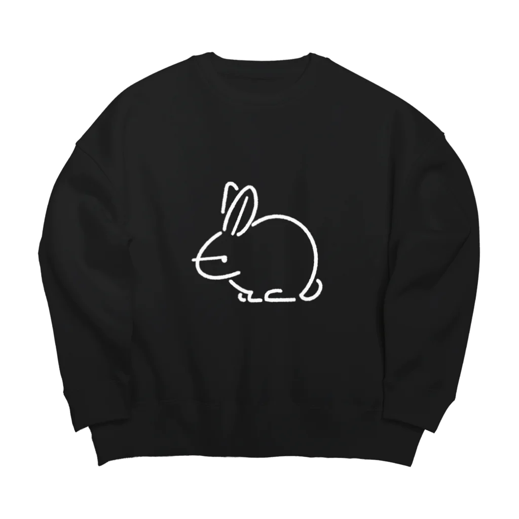 森のおかあさんのうさぎぐみ Big Crew Neck Sweatshirt