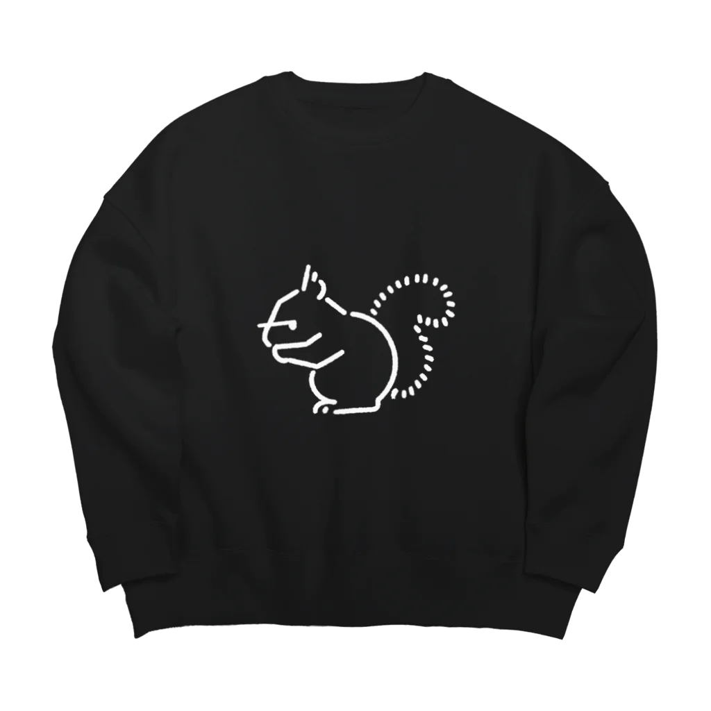 森のおかあさんのりすぐみ Big Crew Neck Sweatshirt