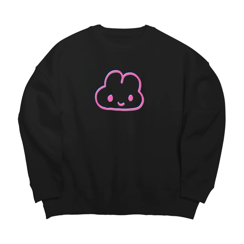 やさうさちゃんのパリピ Big Crew Neck Sweatshirt