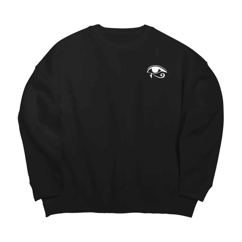 Kumiのウジャトの目 Big Crew Neck Sweatshirt