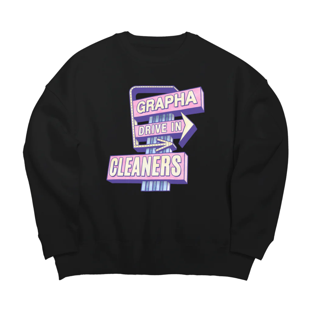 香庭くゆるのサインボード/アメリカン Big Crew Neck Sweatshirt