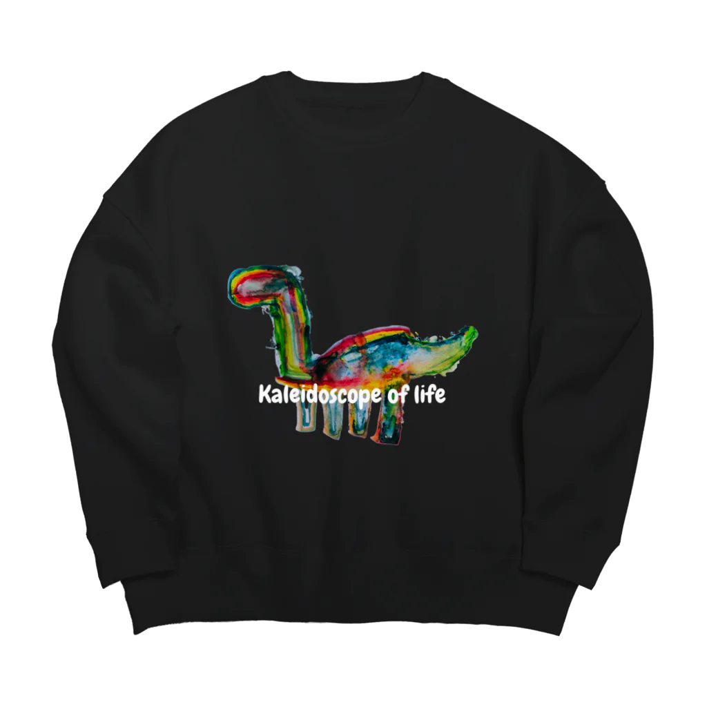 spino0017の万華鏡のような恐竜 Big Crew Neck Sweatshirt