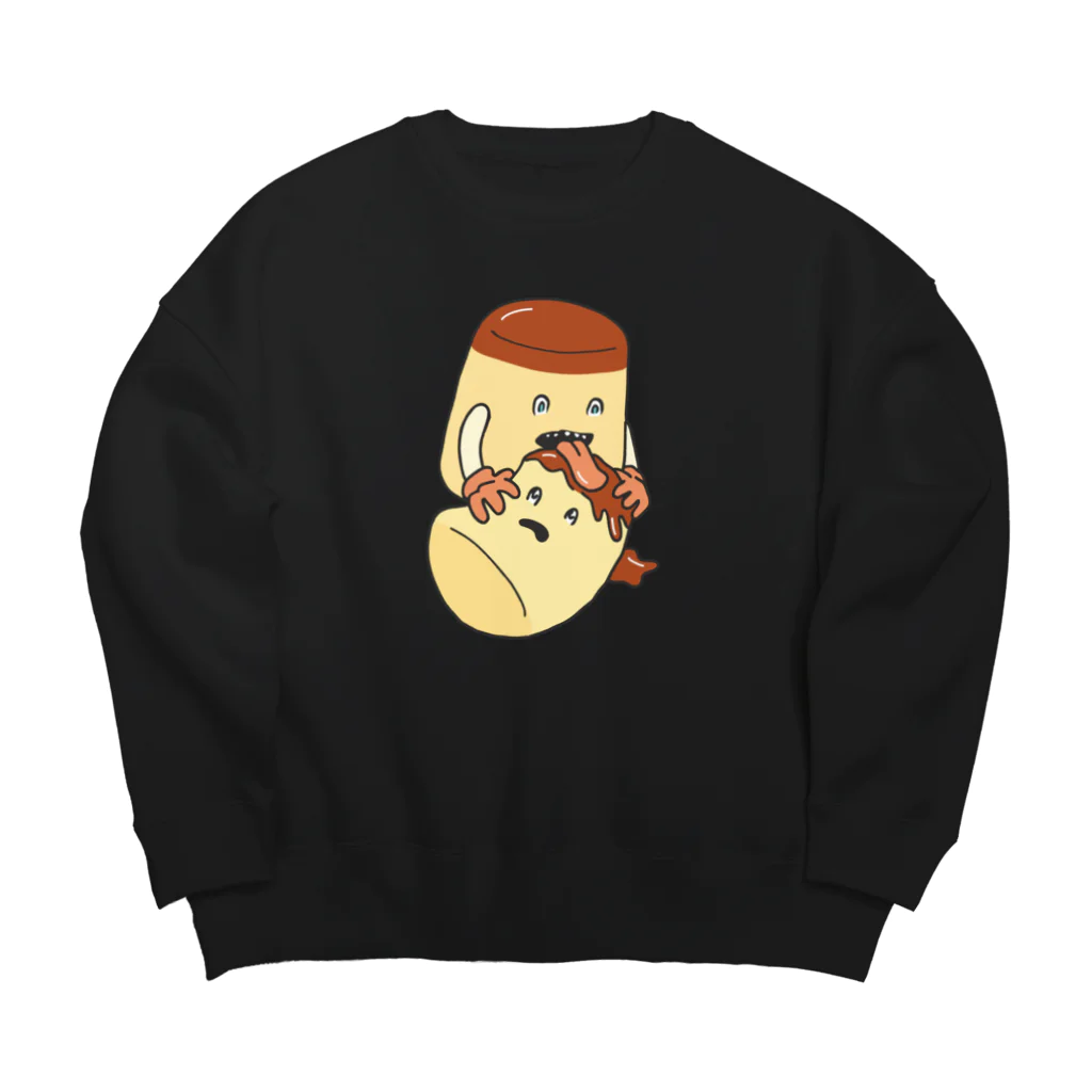 LONESOME TYPE ススの共喰い🍮（プリン） Big Crew Neck Sweatshirt