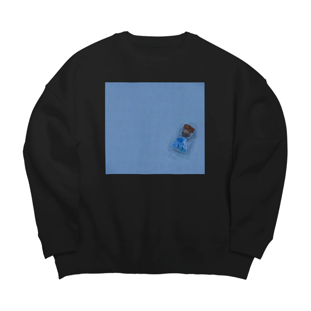 あかつきのおくすり Big Crew Neck Sweatshirt