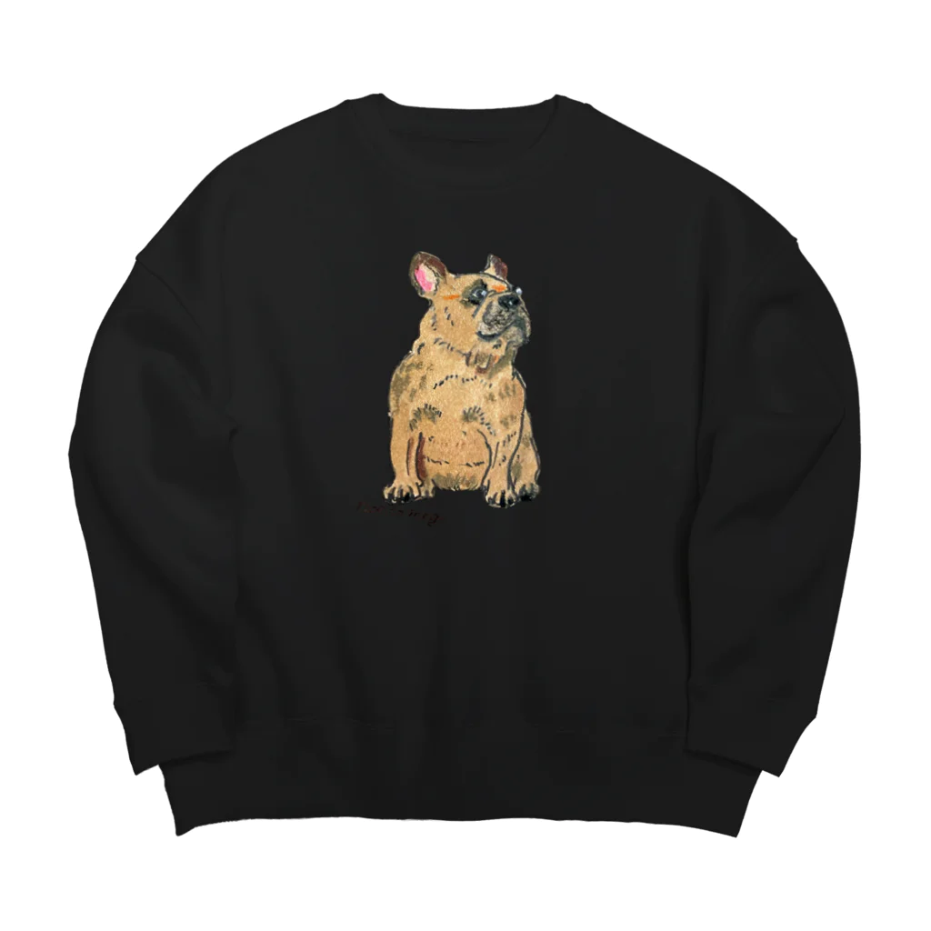 noe_to_meg (ノエとめぐ)のきょろりフォーンブヒ Big Crew Neck Sweatshirt