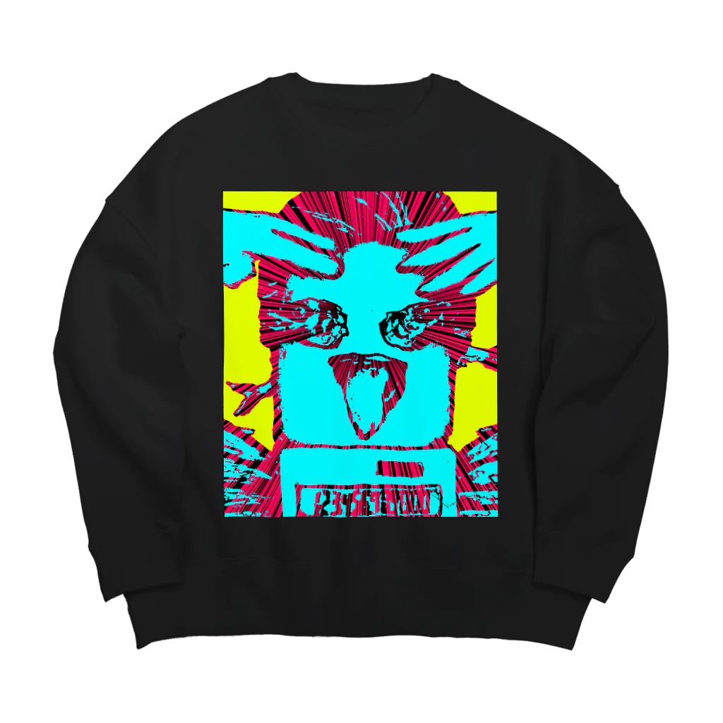 ムラマス カツユキの『数の子』明太子背景Ver. Big Crew Neck Sweatshirt