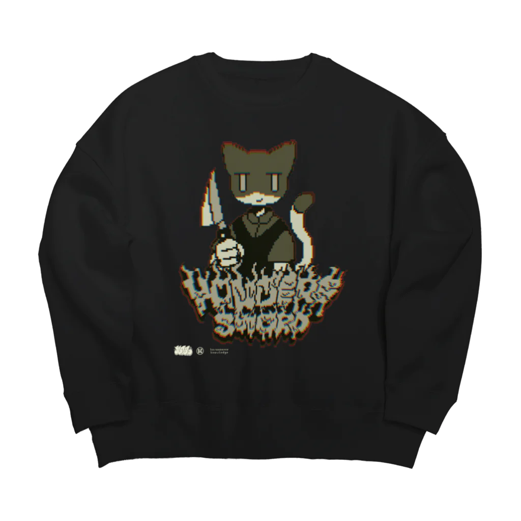 karoooome market!のAMULET THE YANDERE SWORD 01 Big Crew Neck Sweatshirt