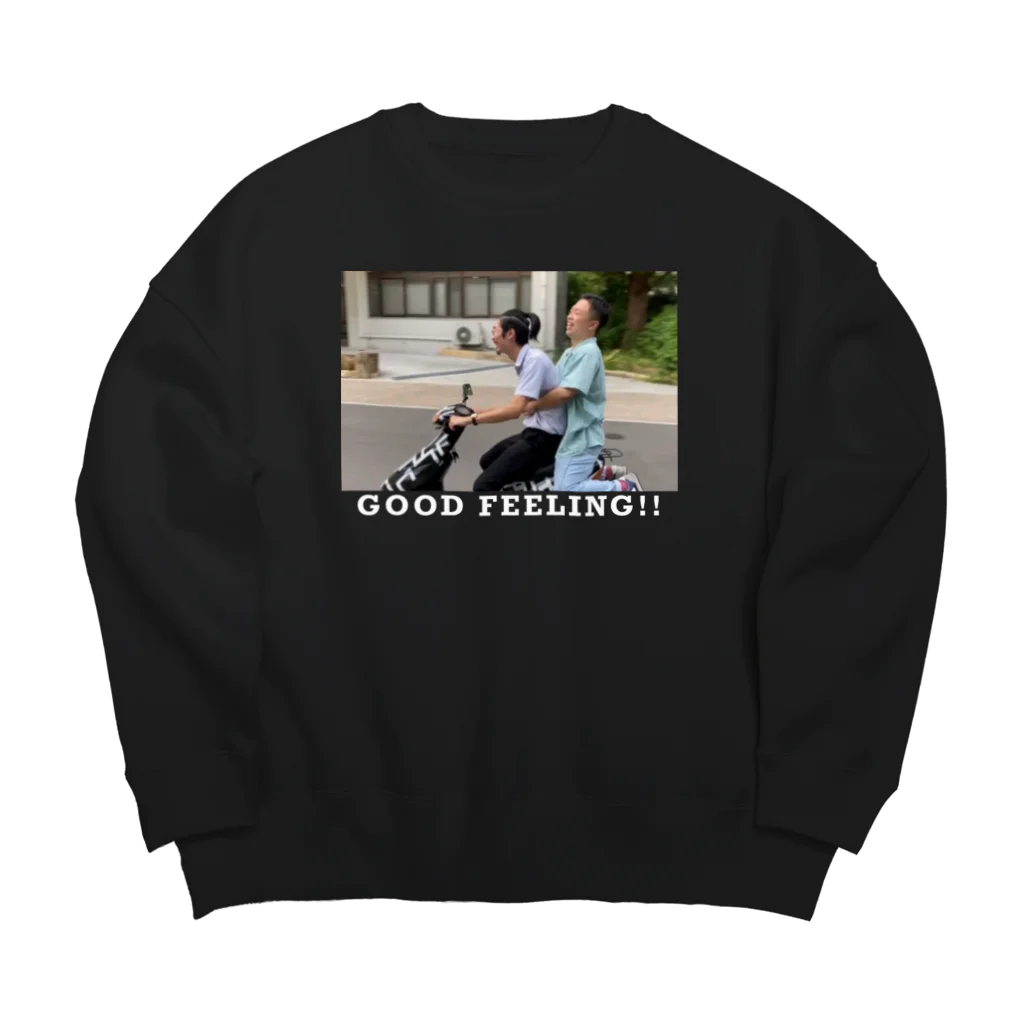 のりりんショップのナイス原付グッズ Big Crew Neck Sweatshirt