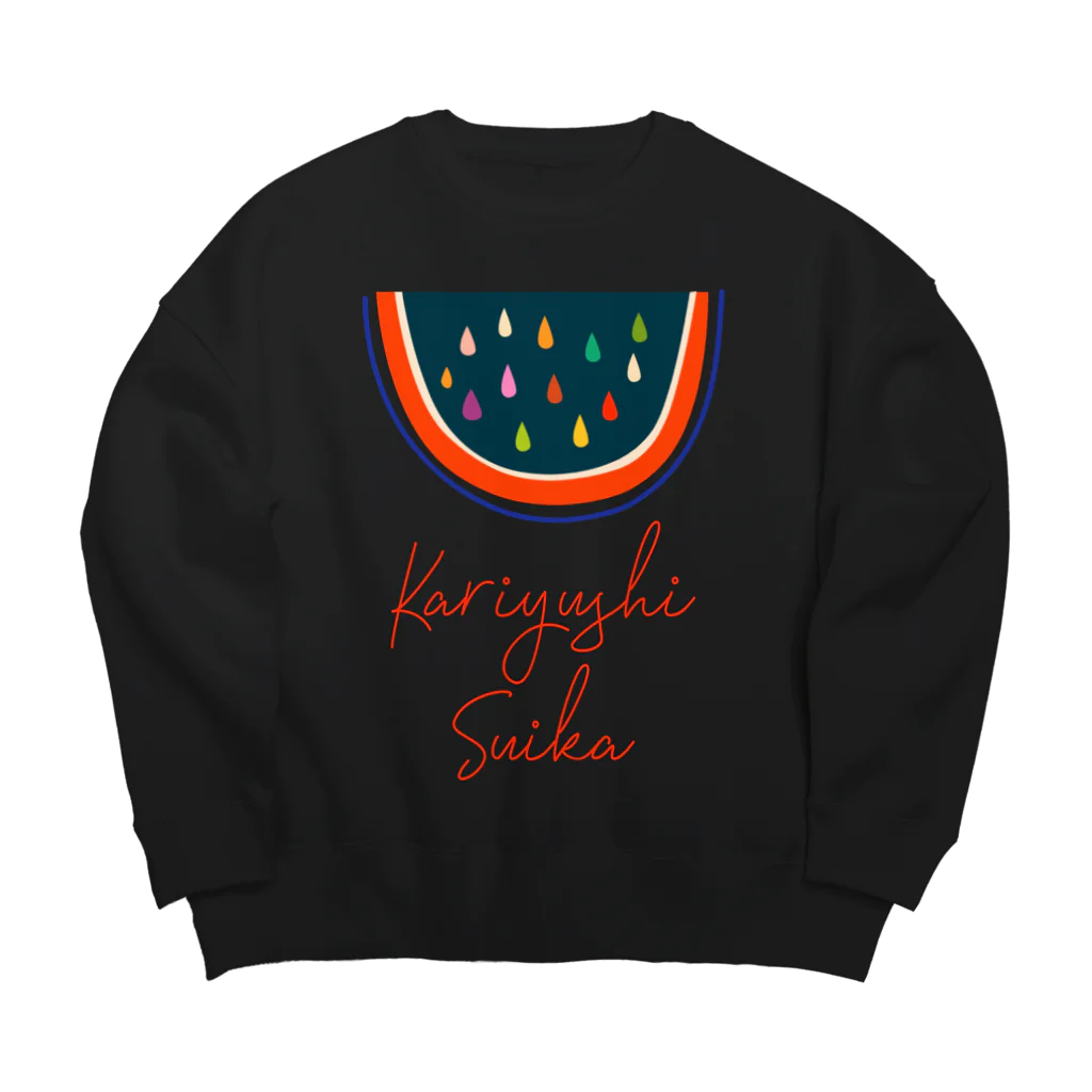 かりゆしすいか🍉のかりゆしすいかオリジナル Big Crew Neck Sweatshirt