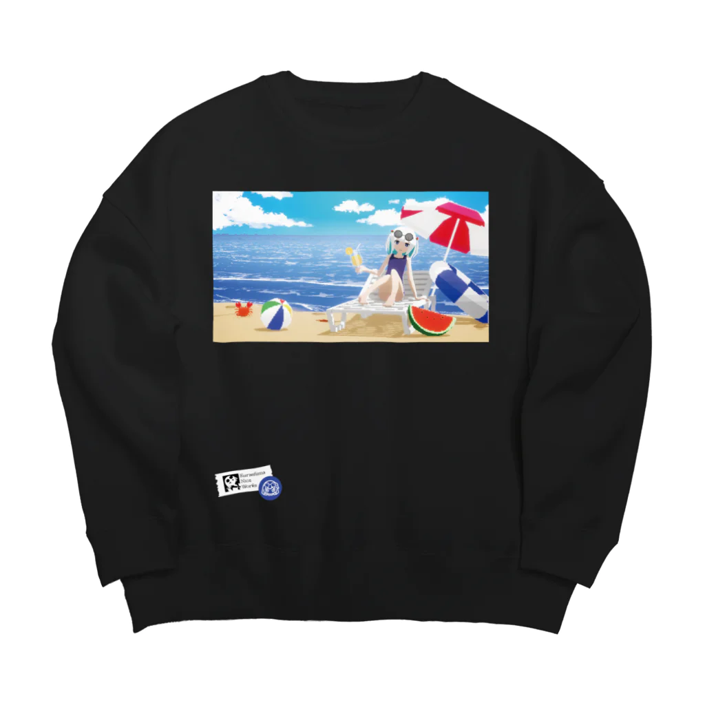 ぬるぬるonlineのKurashima Natsuyasumi Works Big Crew Neck Sweatshirt