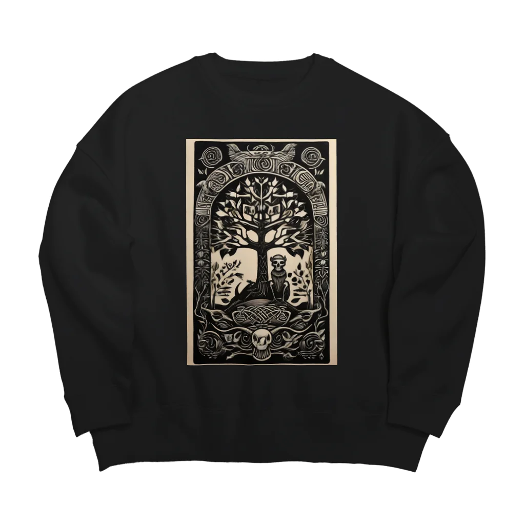 Skull sectionのドクロの木 Big Crew Neck Sweatshirt