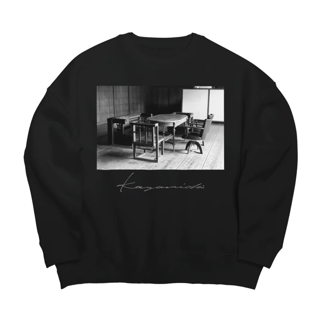 Kazumichi Otsubo's Souvenir departmentのa Room for the "Time" BW 2 Big Crew Neck Sweatshirt