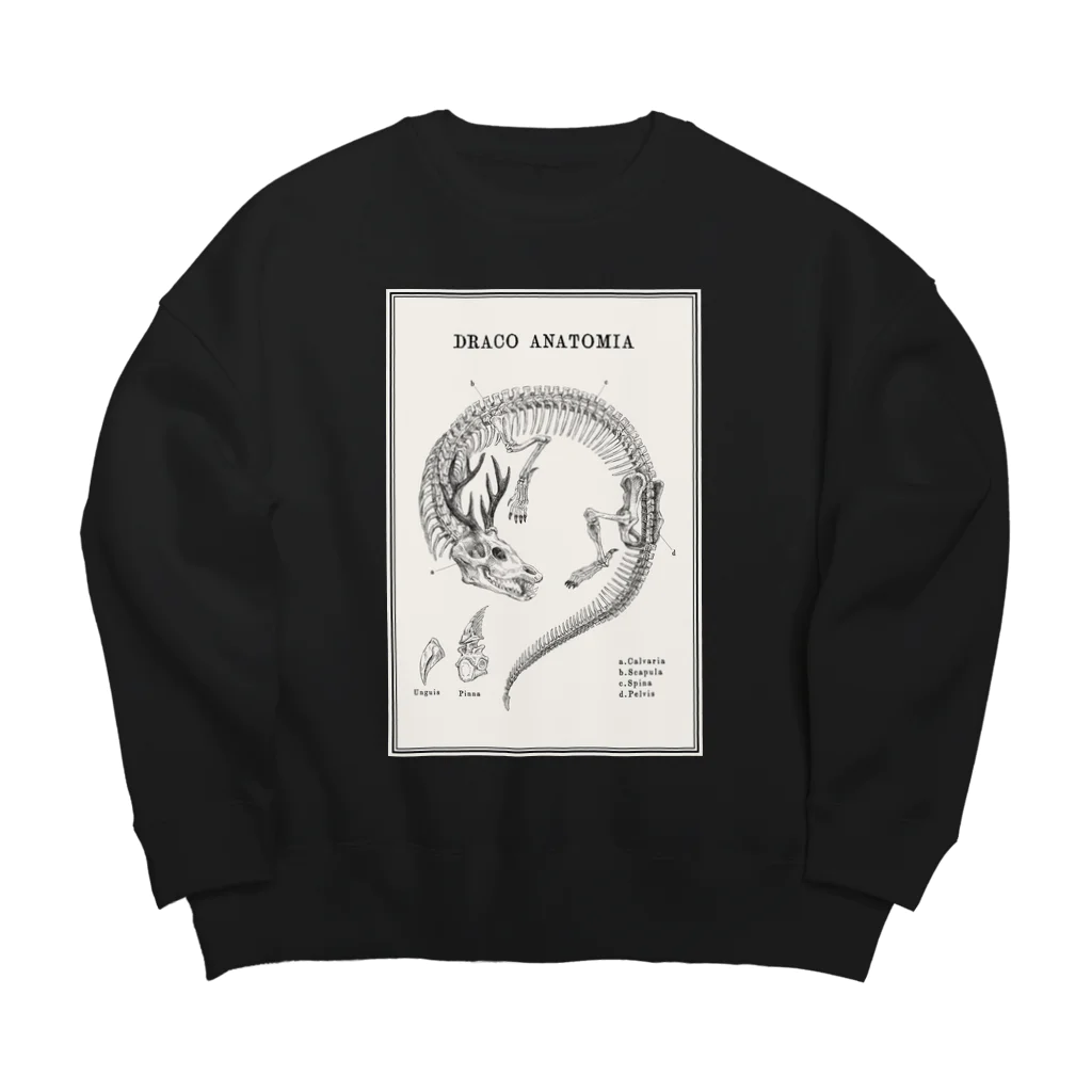 THOUGHT -STORE in Suzuri-のDRACO ANATOMIA Big Crew Neck Sweatshirt