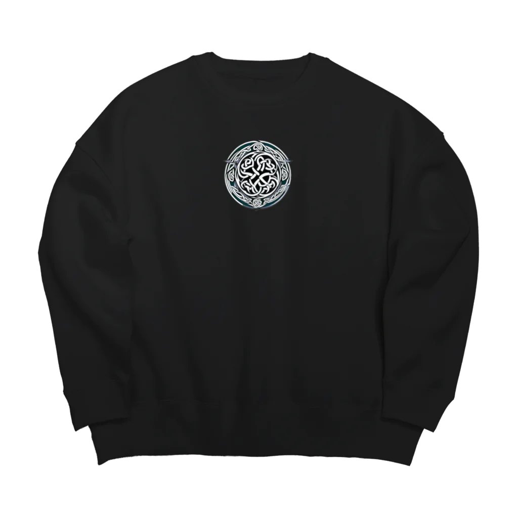 きゅりあすの発掘されたケルトの紋章 Big Crew Neck Sweatshirt