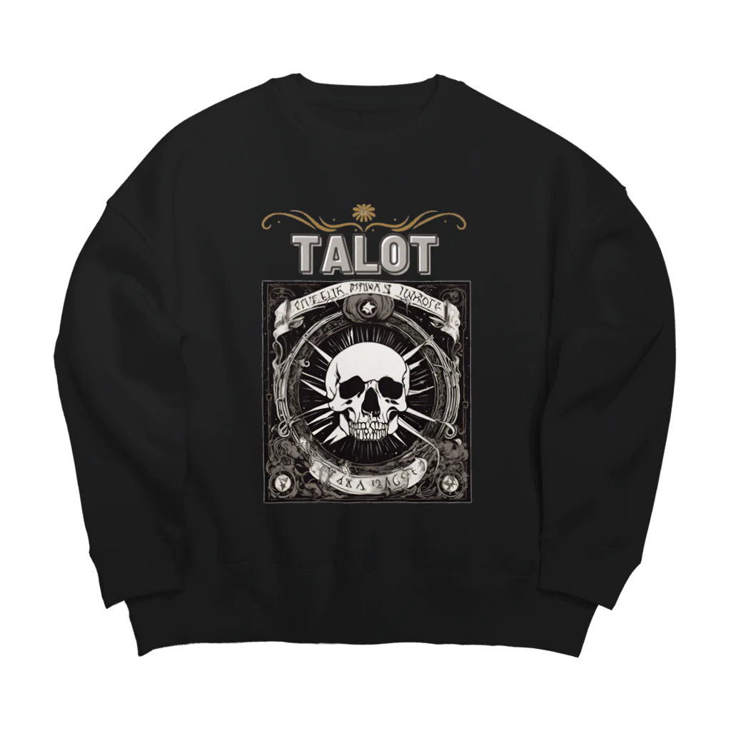 ロック堂のタロットカード Big Crew Neck Sweatshirt