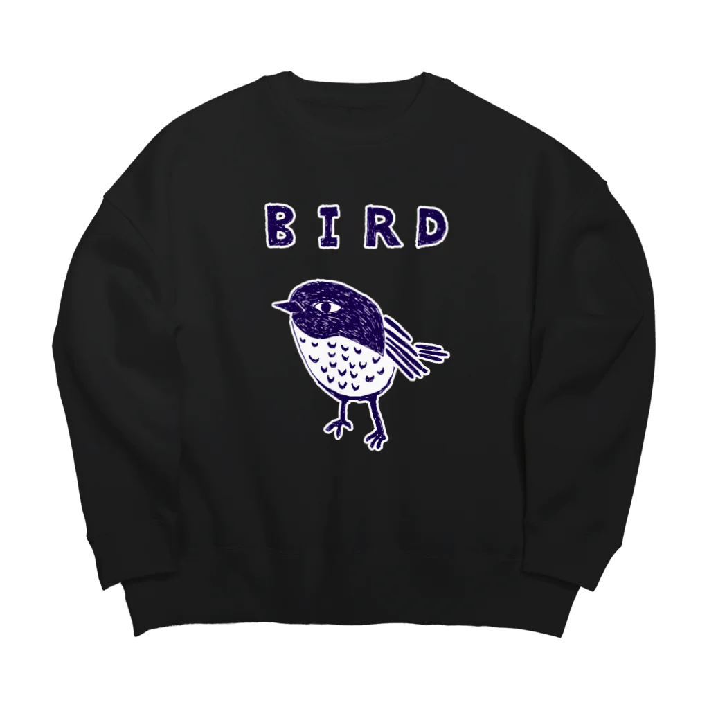 NIKORASU GOのトリマニア専用デザイン「BIRD」（Tシャツ・パーカー・グッズ・ETC） Big Crew Neck Sweatshirt