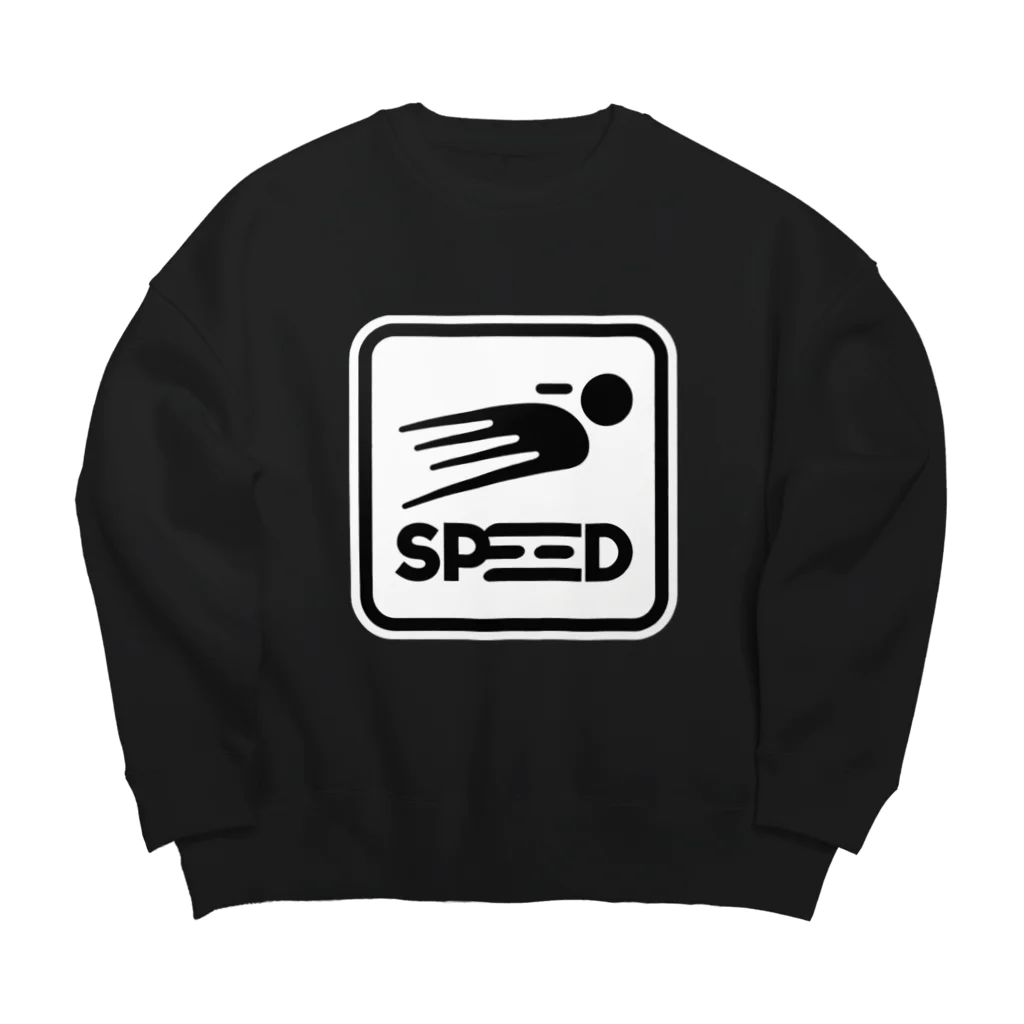 Iku6710のSPEED Big Crew Neck Sweatshirt