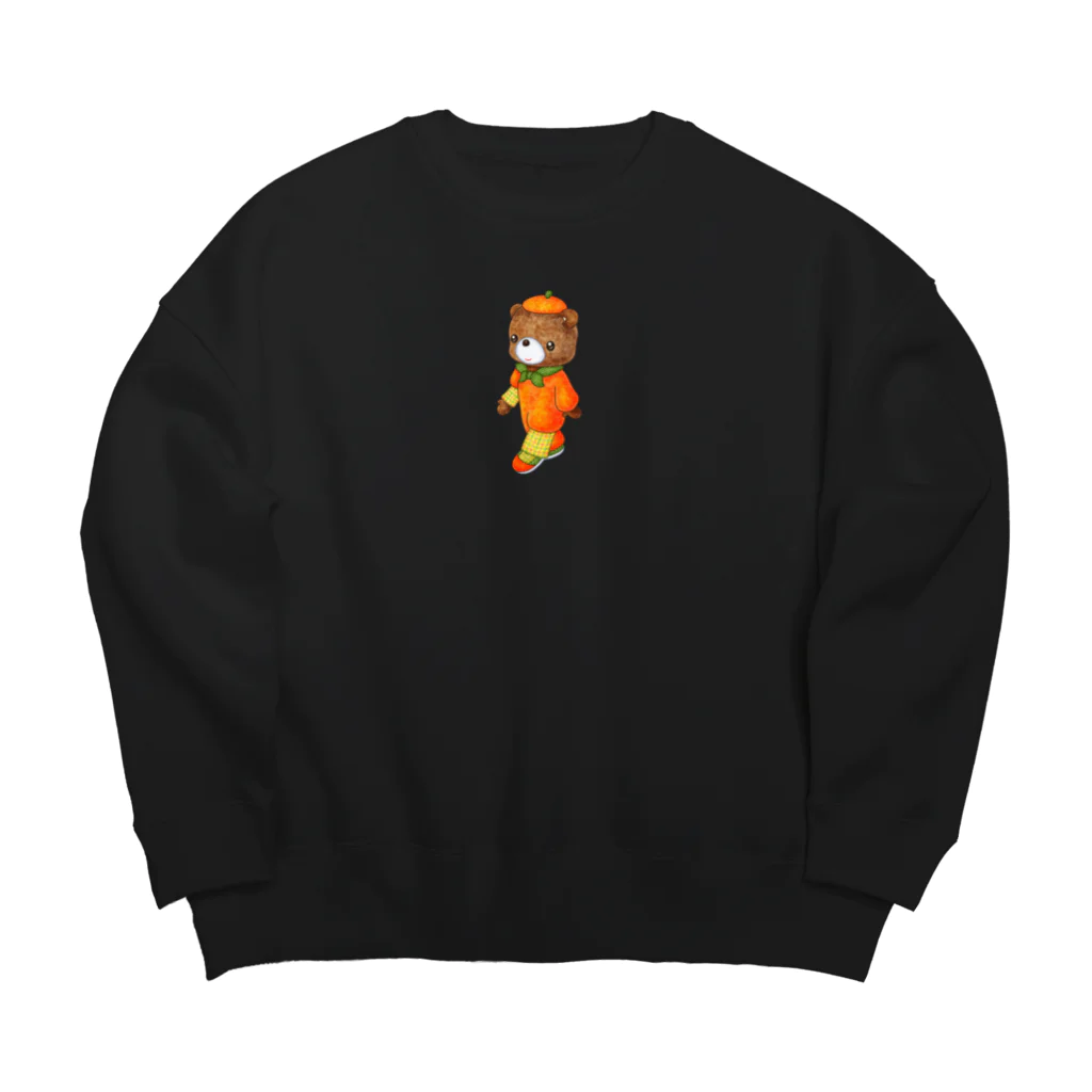 satoayaのアニマルカフェのフルーツファッション　カキ Big Crew Neck Sweatshirt