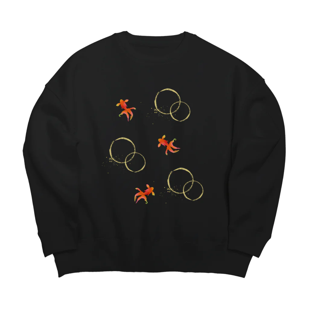 きら星の金魚 Big Crew Neck Sweatshirt