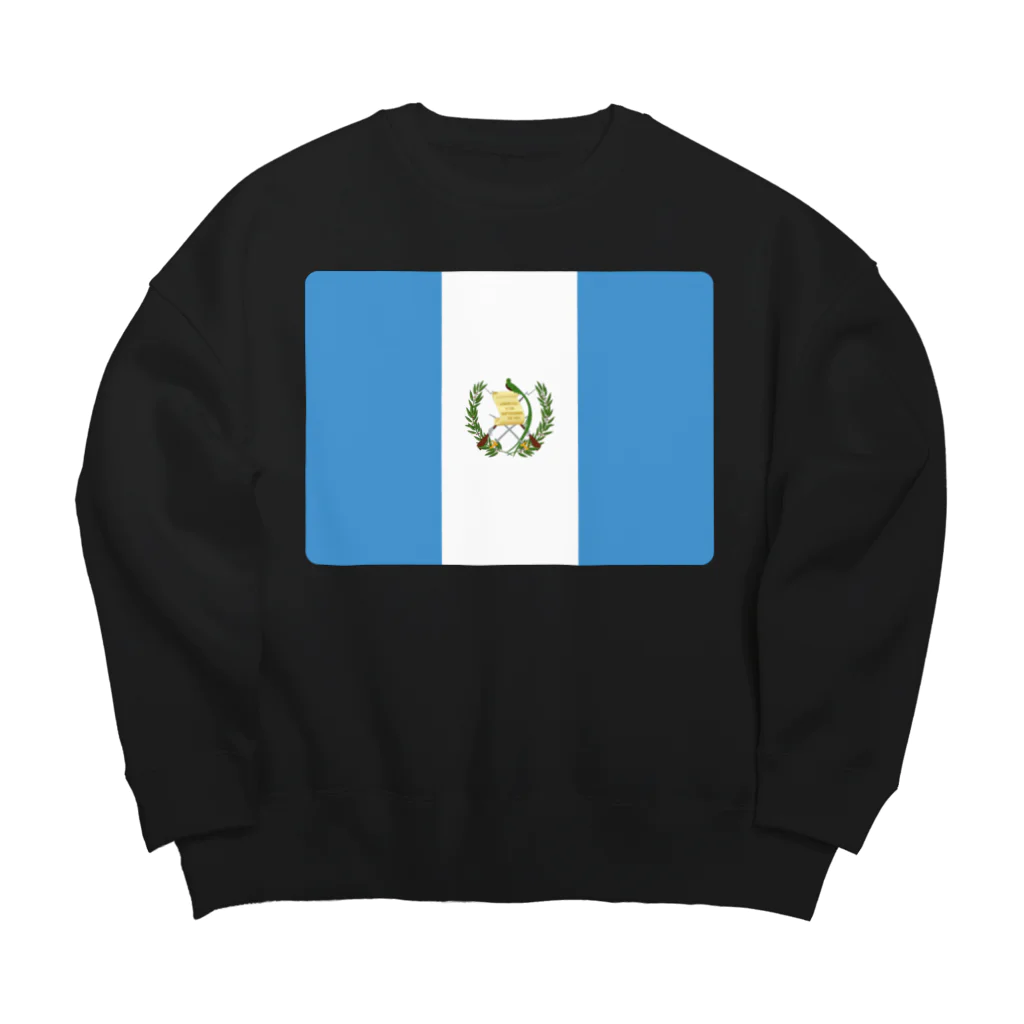 お絵かき屋さんのグアテマラの国旗 Big Crew Neck Sweatshirt