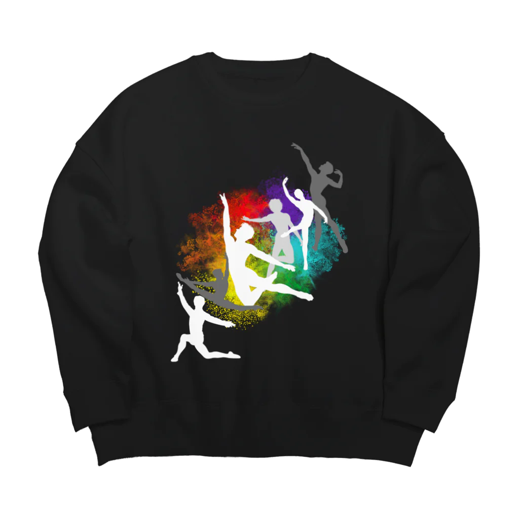 アトリエ レオズのmale ballet dancers(濃色用) Big Crew Neck Sweatshirt