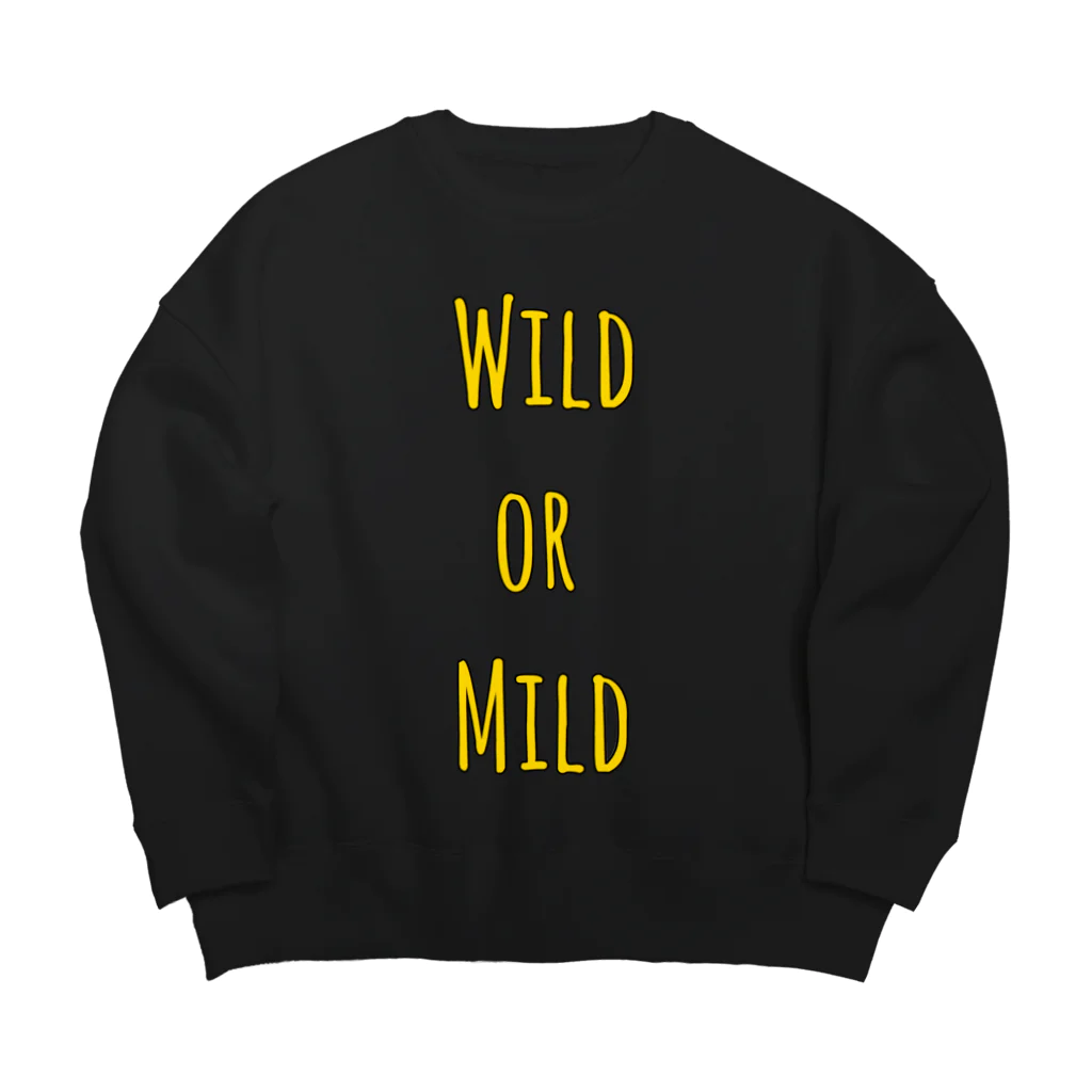 FutaseKuroのwild or mild Big Crew Neck Sweatshirt