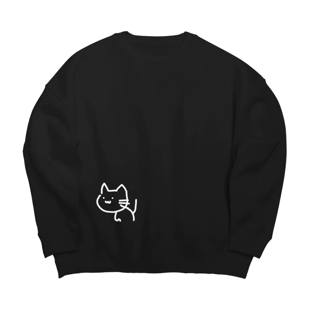 enu_001のえぬきゃっと Big Crew Neck Sweatshirt