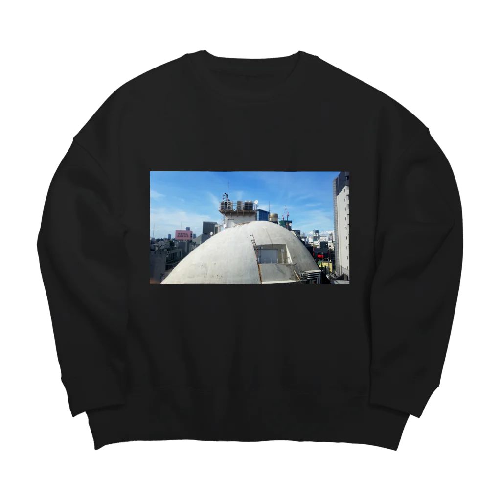 ハナイトのラブホテルとライブハウスと換気扇 Big Crew Neck Sweatshirt