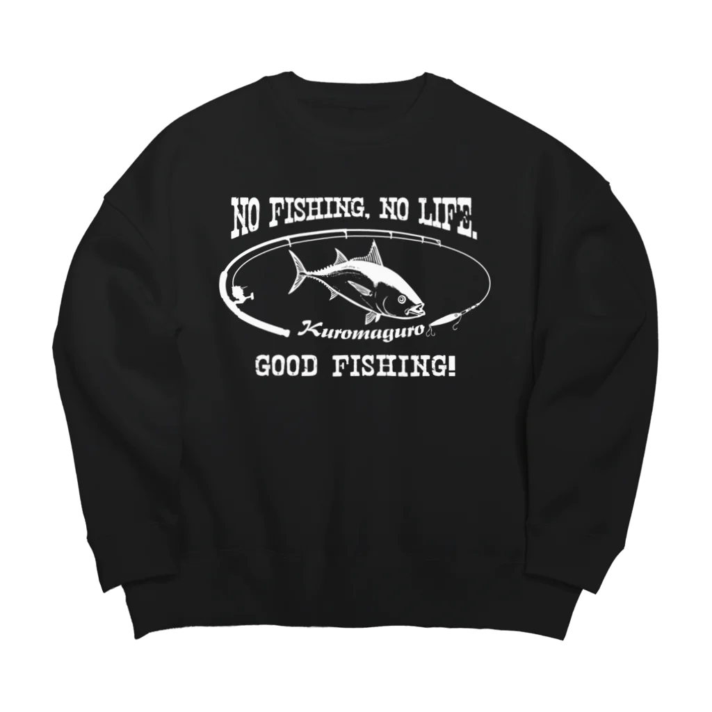 猫と釣り人のクロマグロ_8W Big Crew Neck Sweatshirt