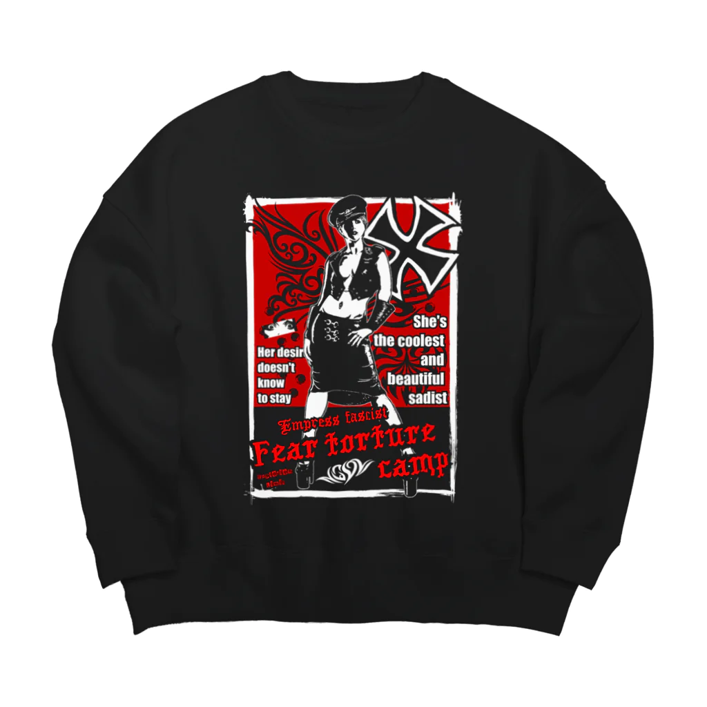 限界破裂 ExplosionLimitのファシスト Big Crew Neck Sweatshirt