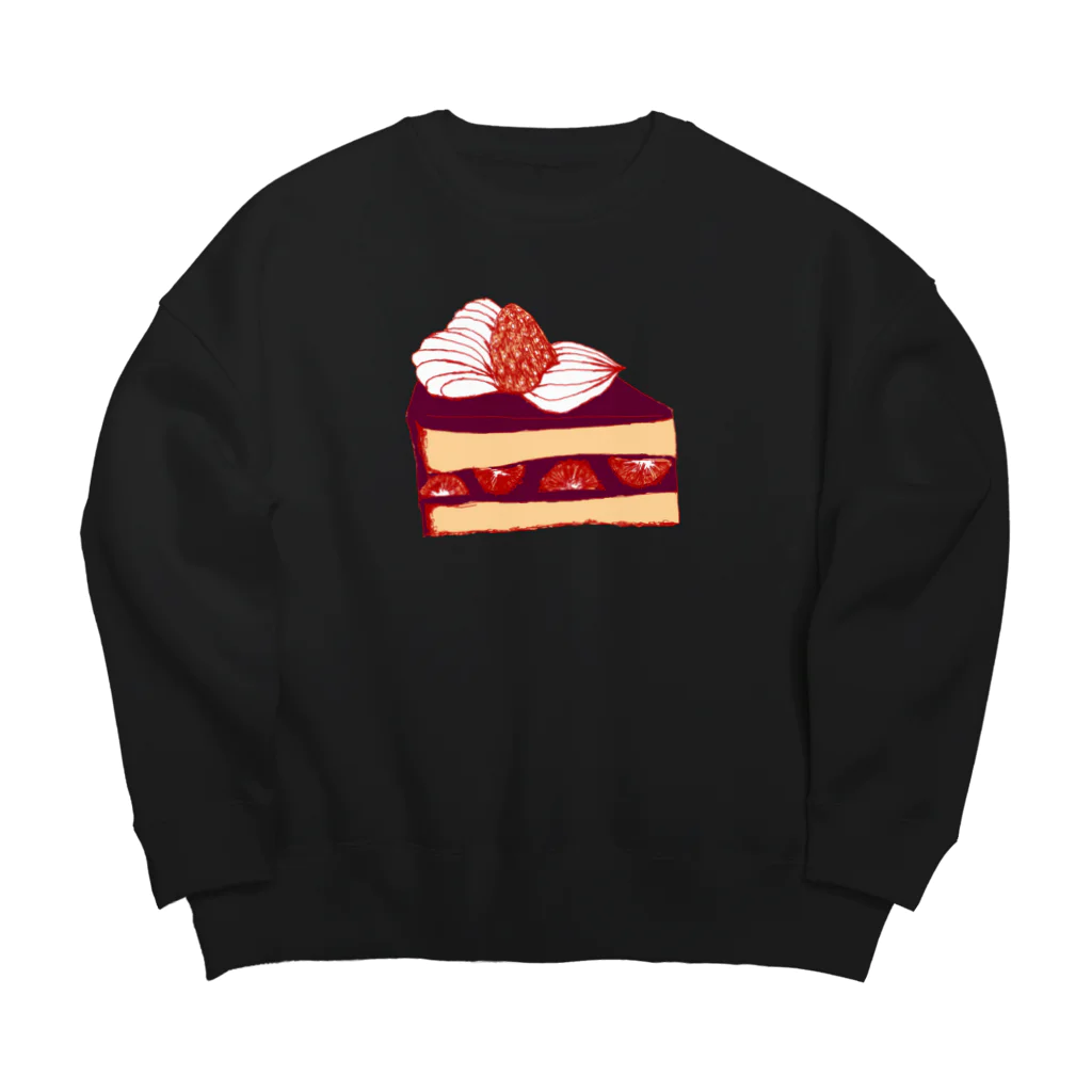 NIKORASU GOのショートケーキ Big Crew Neck Sweatshirt