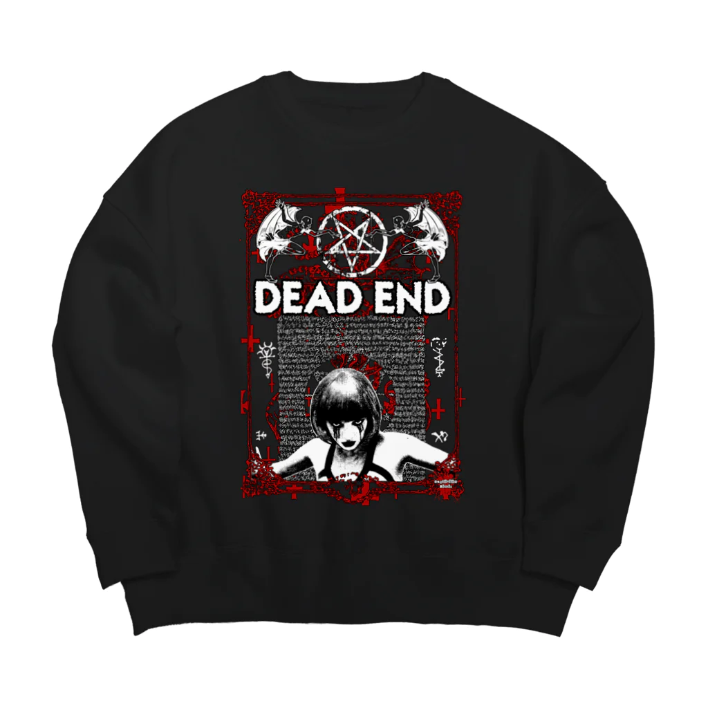 限界破裂 ExplosionLimitのDEAD END Big Crew Neck Sweatshirt