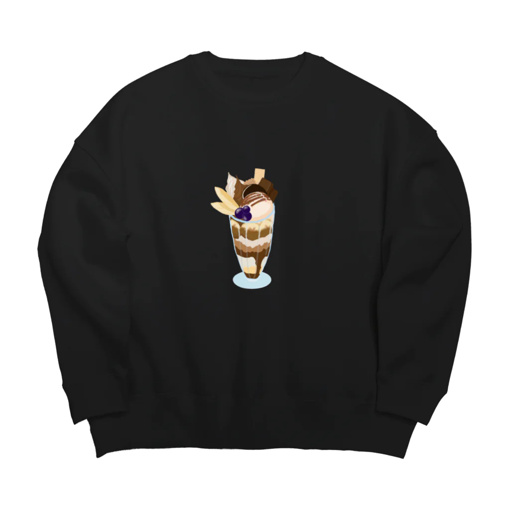 blueHawaiiのチョコレートパフェ Big Crew Neck Sweatshirt