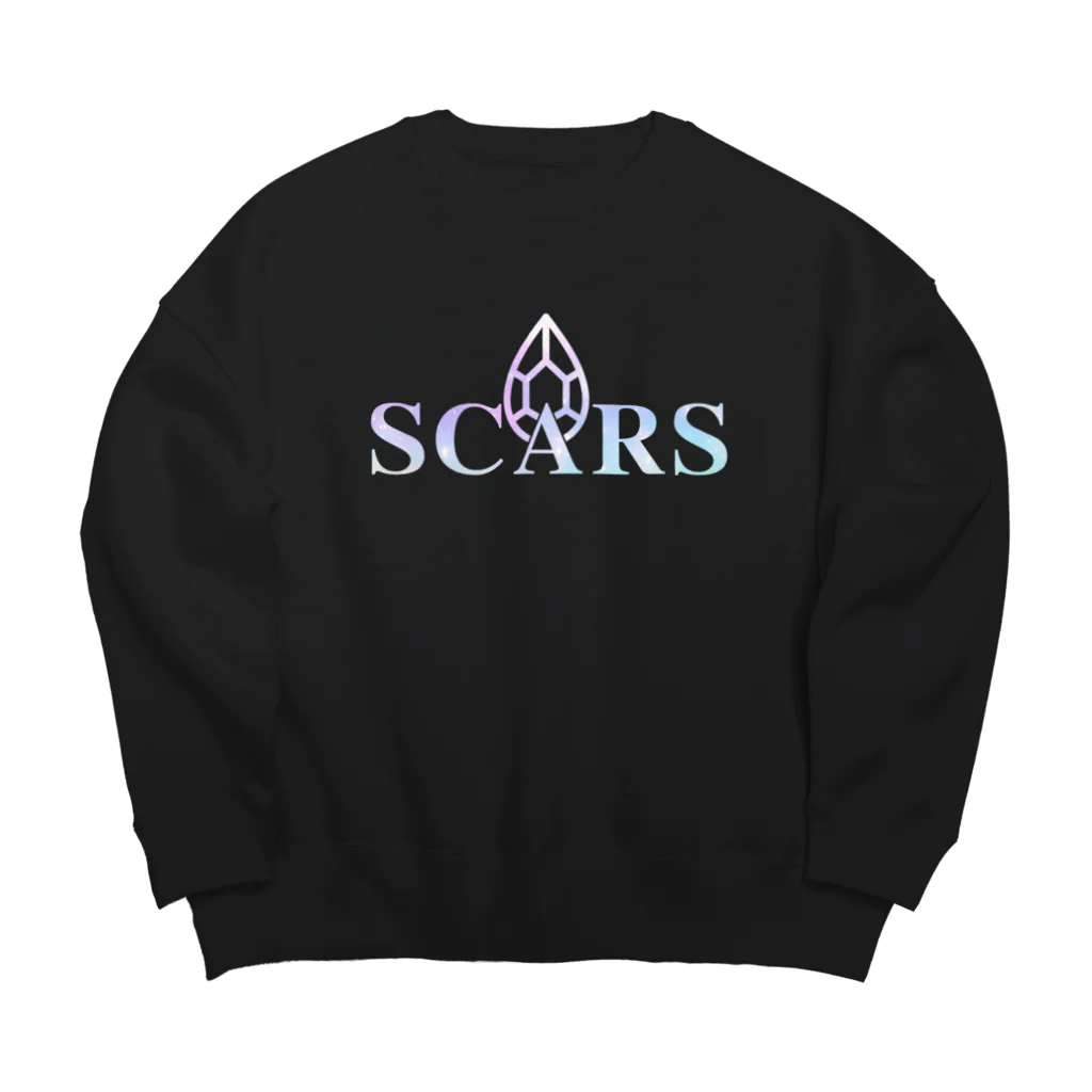 SCARSのSCARSピンクロゴプリント Big Crew Neck Sweatshirt