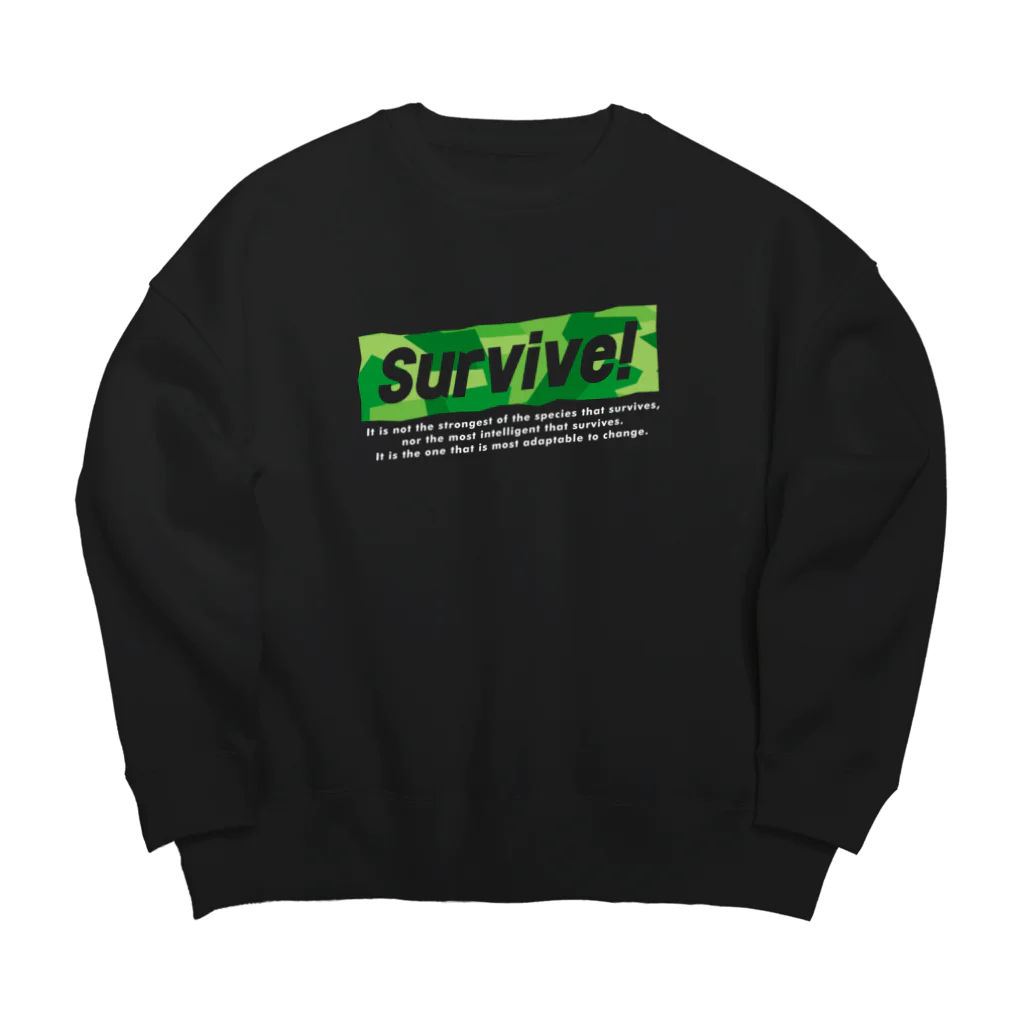 カワズケイのsurvive! Big Crew Neck Sweatshirt