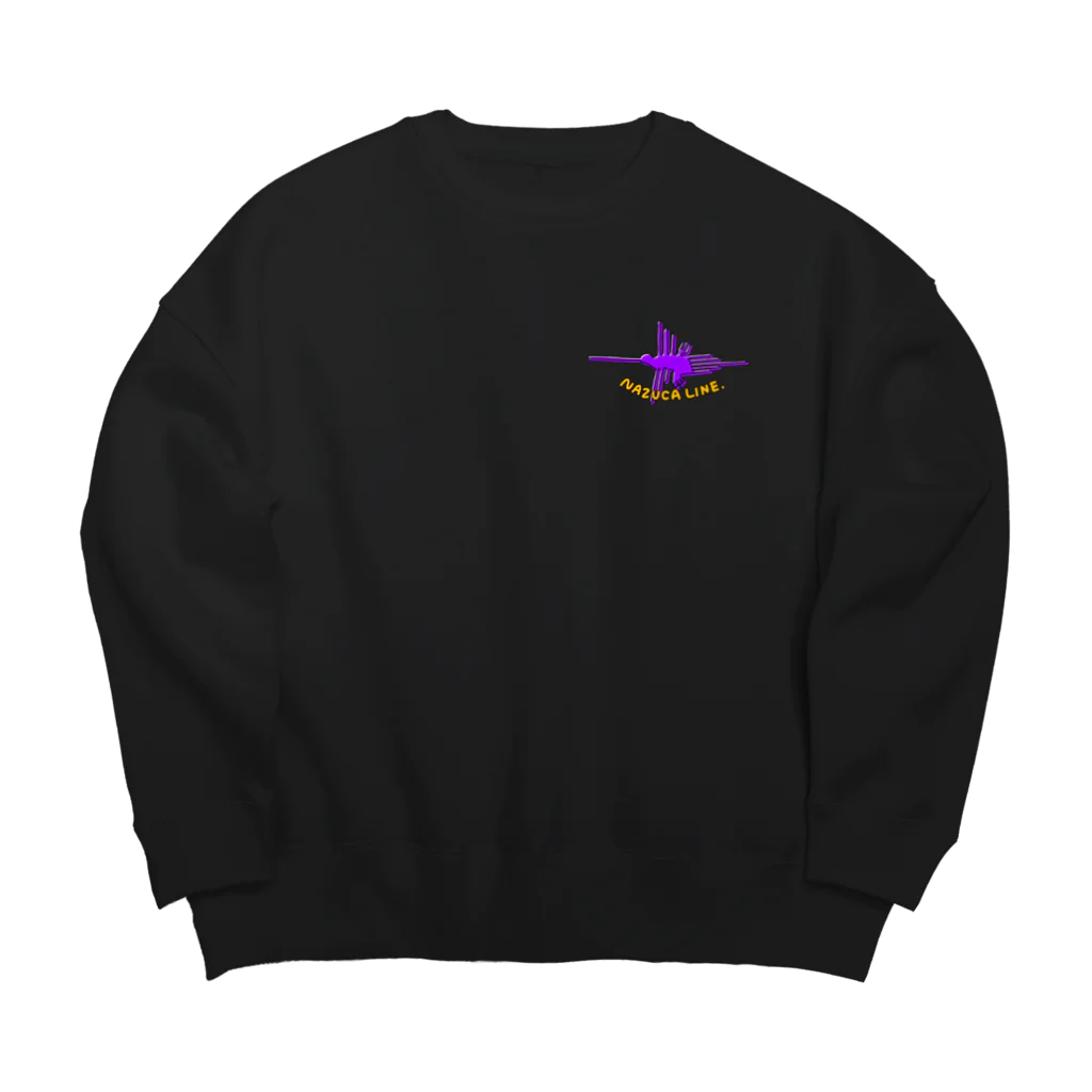 コンクリートジャン・グルのナスカの地上絵 Big Crew Neck Sweatshirt