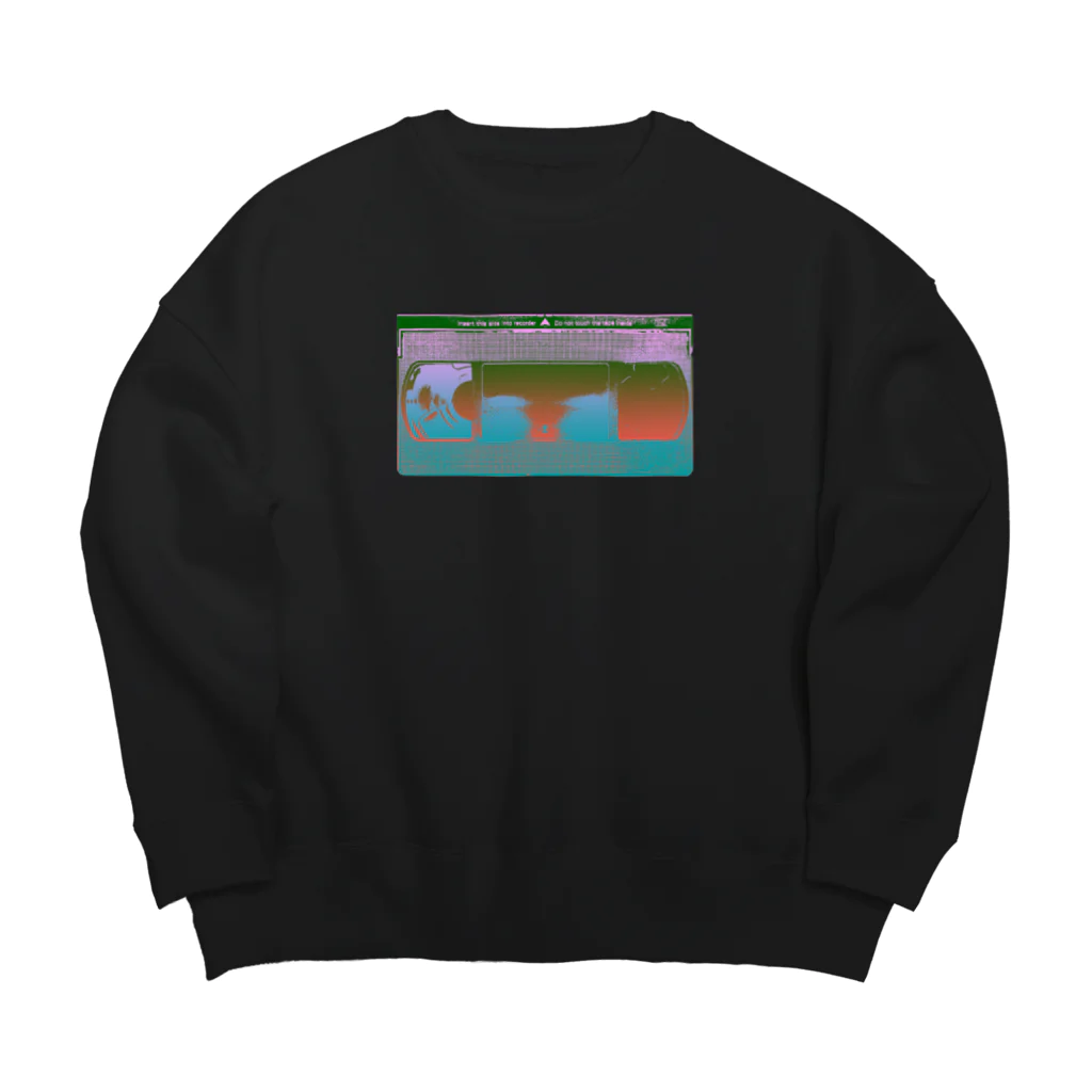 TENBINのなつかしのVHS Big Crew Neck Sweatshirt