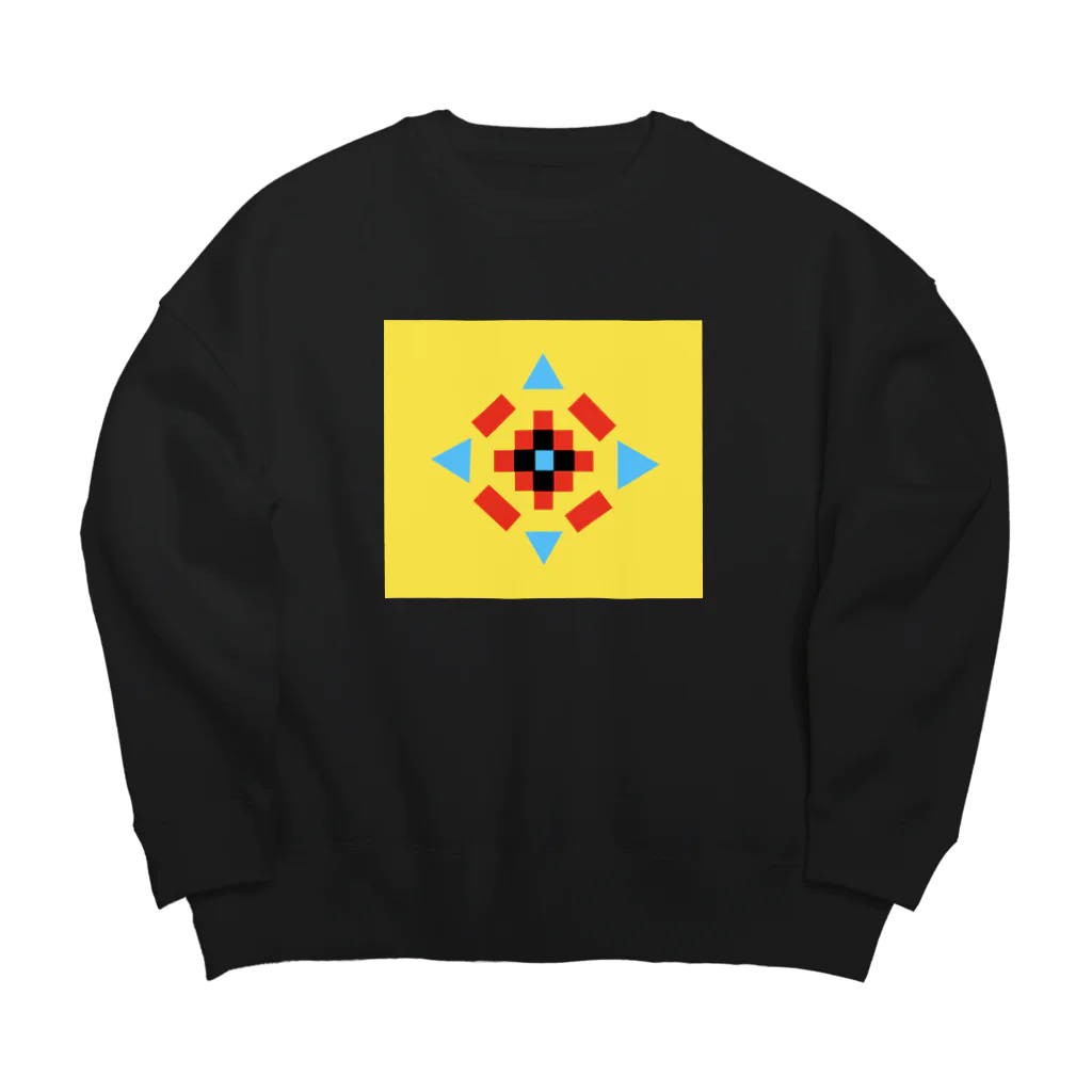 jack-jackのtrnsk チロリアンプリント Big Crew Neck Sweatshirt