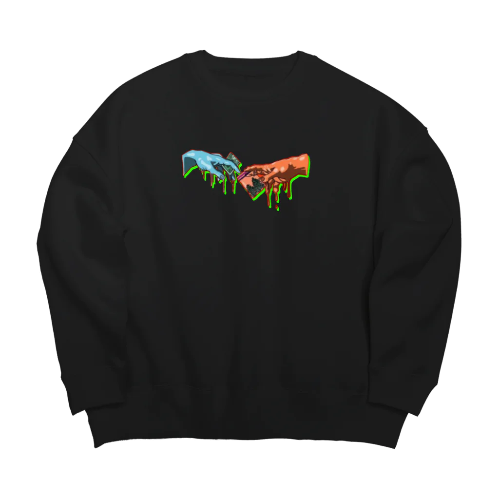 キンノカラスのGive&Take Big Crew Neck Sweatshirt