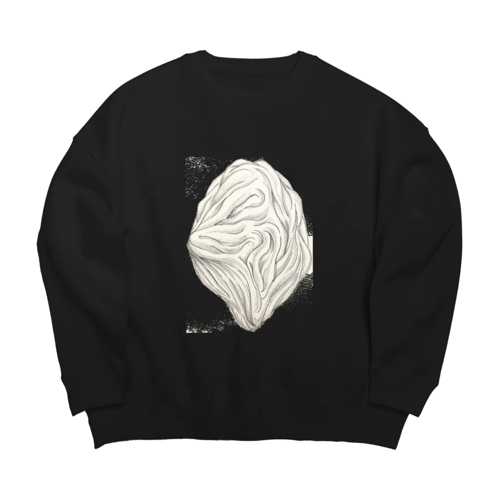 肩幅和尚の肩のゆうきたい3 Big Crew Neck Sweatshirt