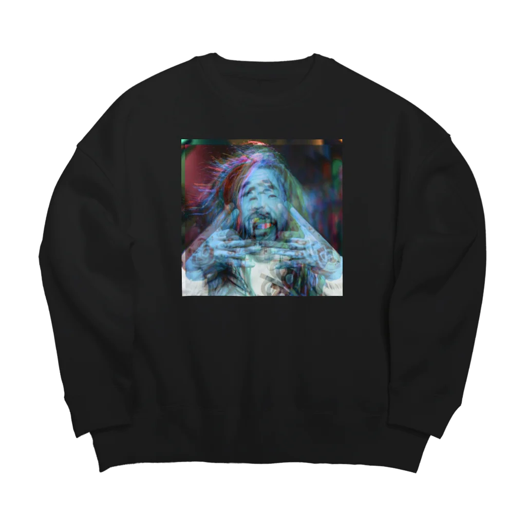 IllyasaharaのFigure Sweatshirt Big Crew Neck Sweatshirt